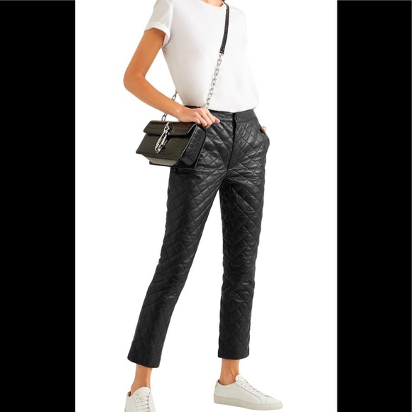Frame quilted leather pants Clearance